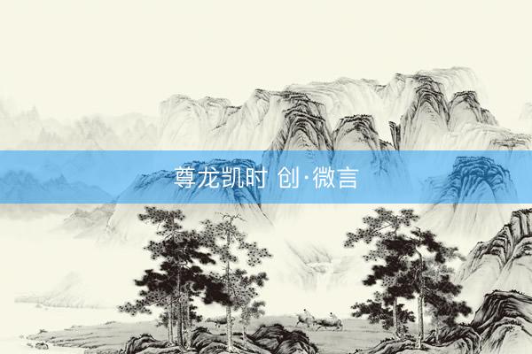 尊龙凯时 创·微言